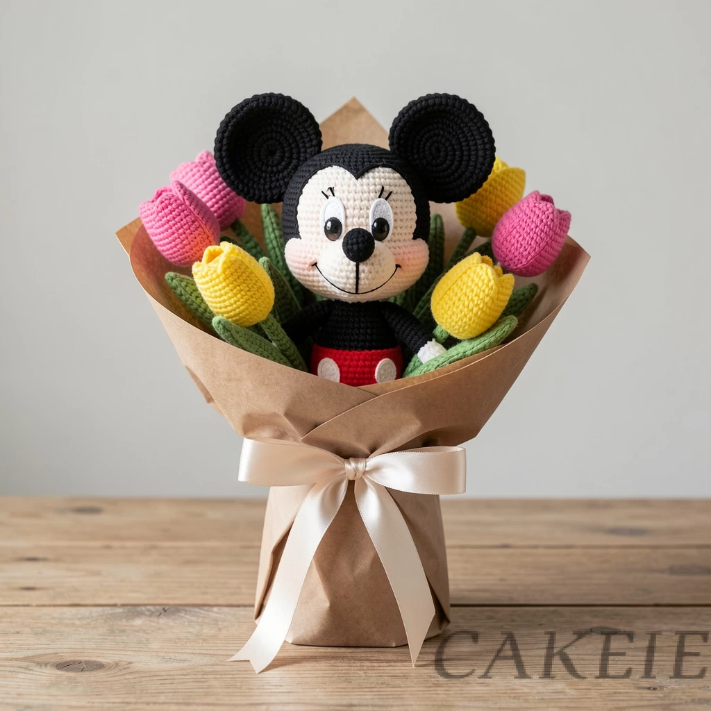 Mickey Mouse Crochet Bouquet